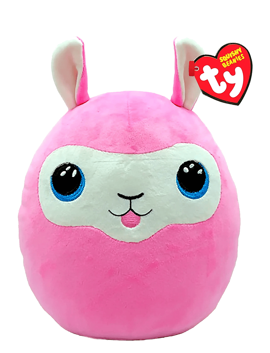 TY - LANA - pink llama squish 25cm - madalaimad hinnad - black/white - 0