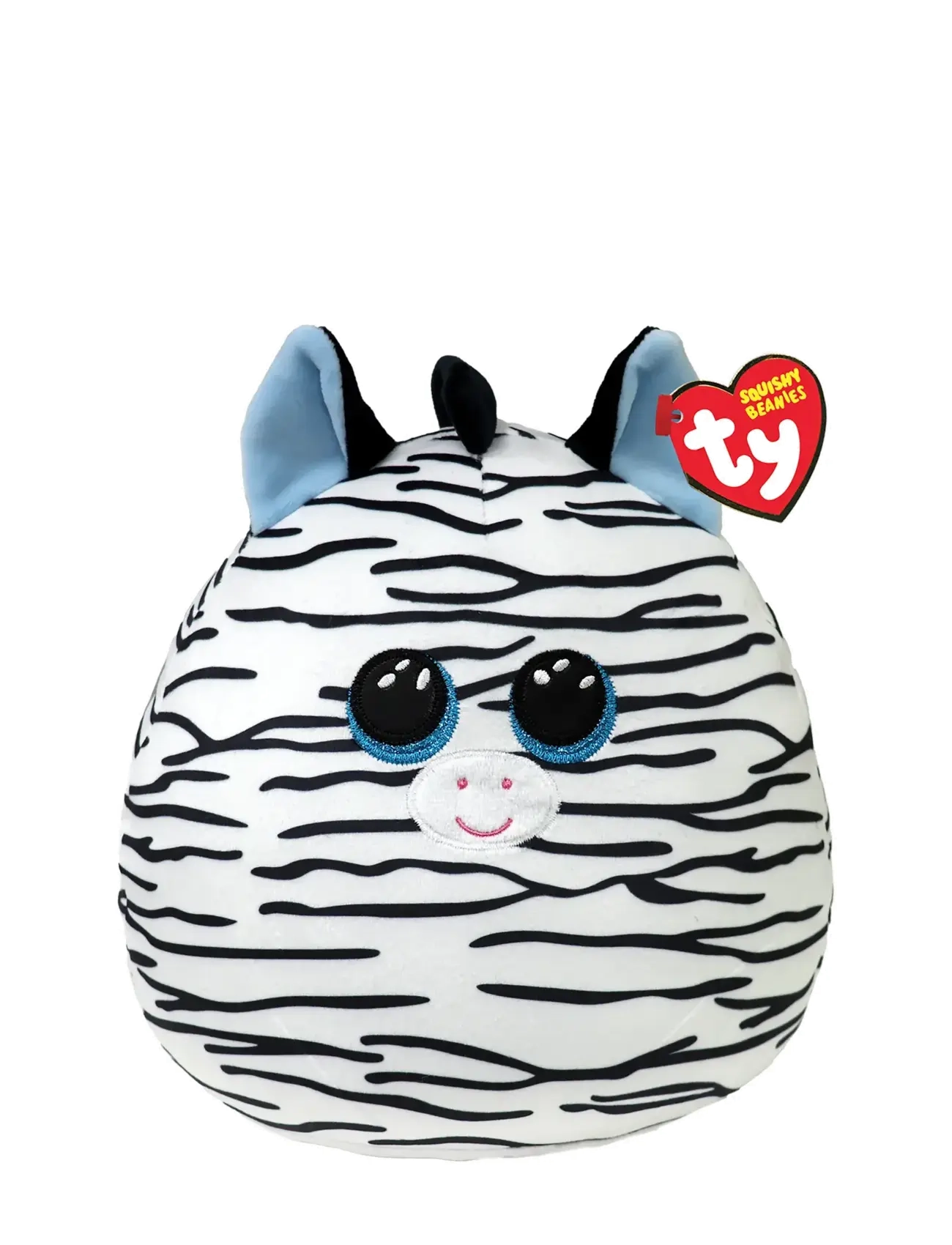 TY Xander Zebra Squish 25Cm, 25 cm, Soft Spielzeug, Grau - Stuffed Animals, Kinder