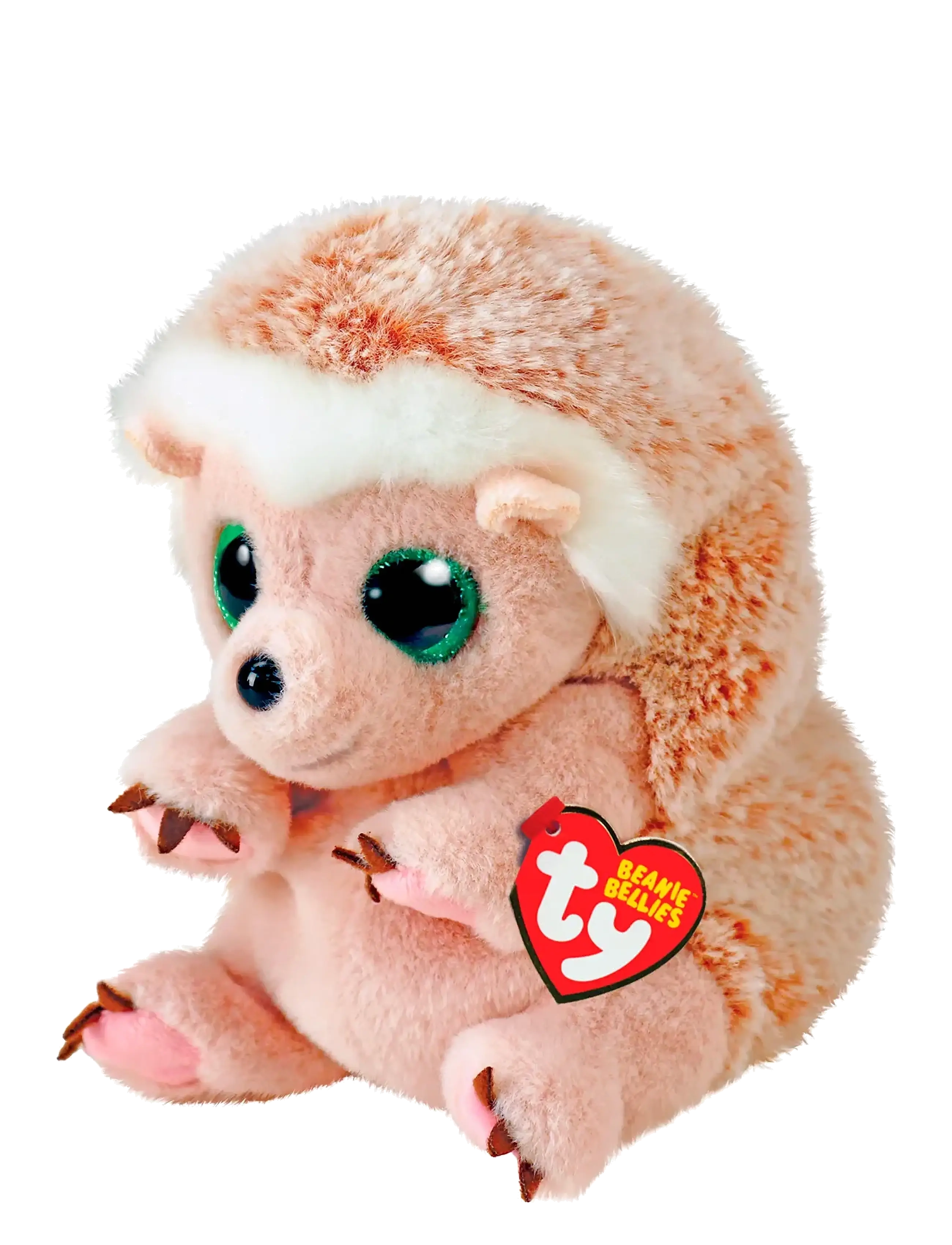 TY Bumper Edgehog Tan Beanie Bellies- Reg, Børn, Stuffed Dyr, Multi/mønstret, Str: 15.5 cm