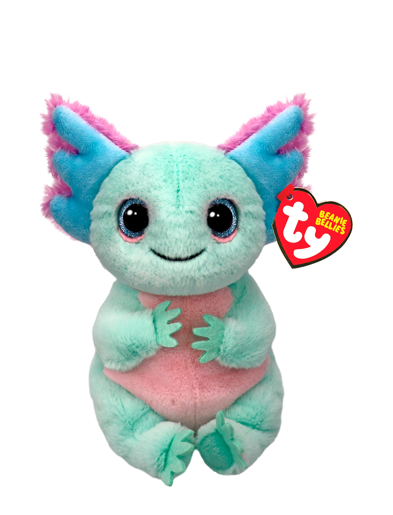 TY Alex Axolotl Beanie Bellies Reg, Stuffed Dyr, Multi/mønstret, Str: 15.5 CM