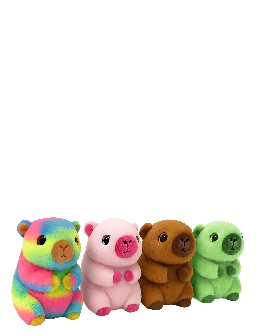 TY - CAPYBARA - MULTI 12PC BELLIE REG - kuscheltiere - multicolor - 0