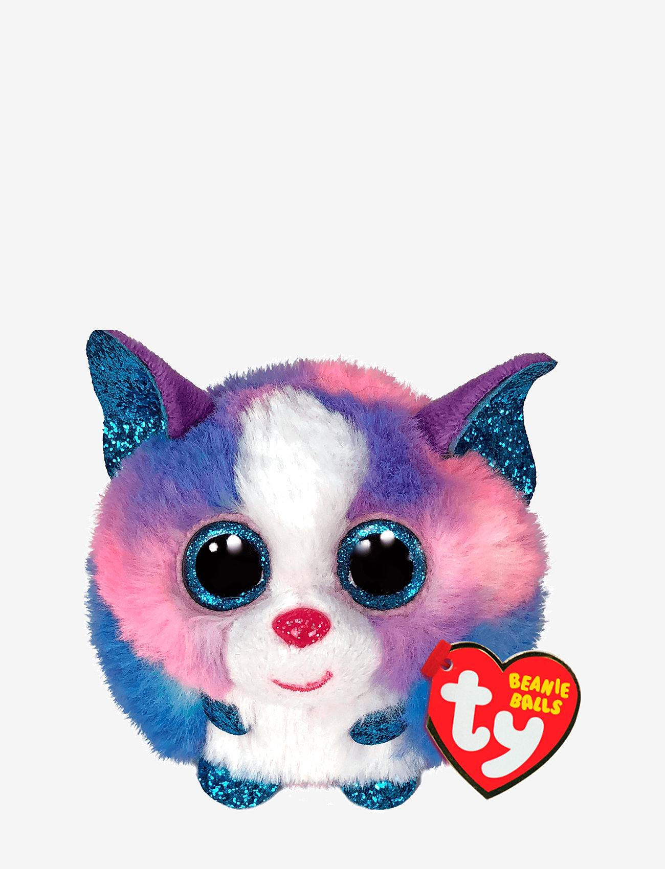 TY - CLEO - multicolor husky ball - rainbow - 0