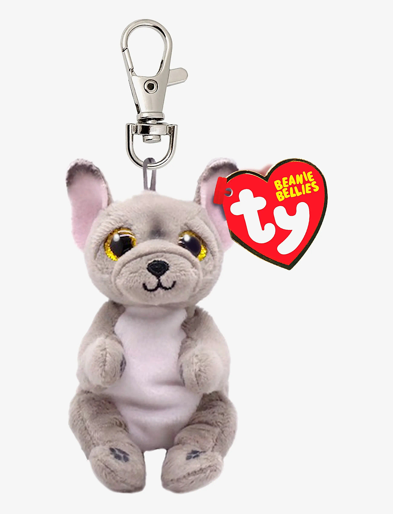 TY - WILFRED - DOG GRAY BELLIE  - CLIP - pehmed loomad - grey - 0