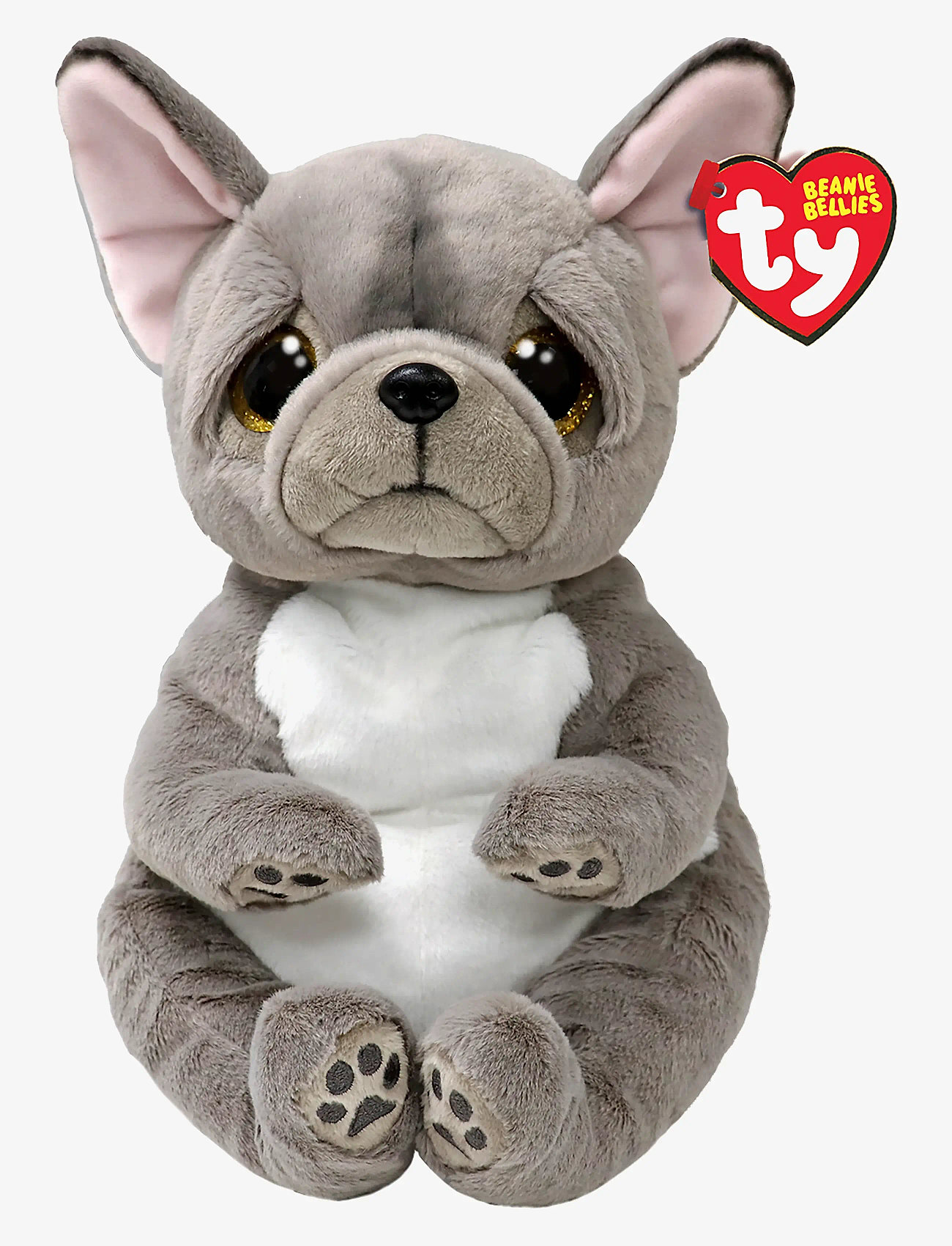 TY - WILFRED - dog gray med - gray - 0