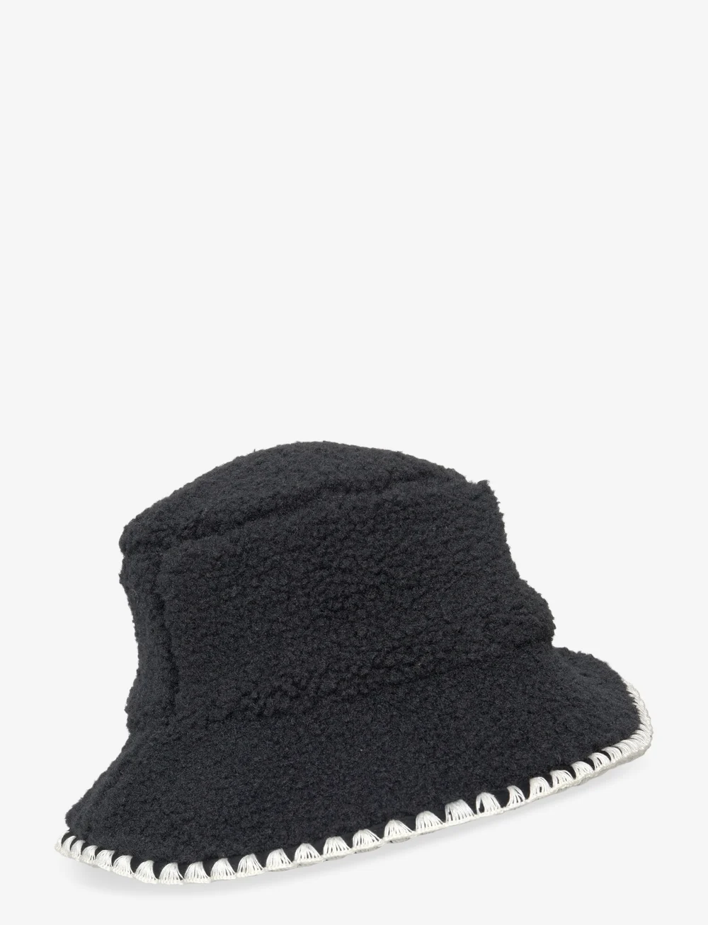 UGG - UGGfluff Scalloped Hat - bøllehatte - black - 0