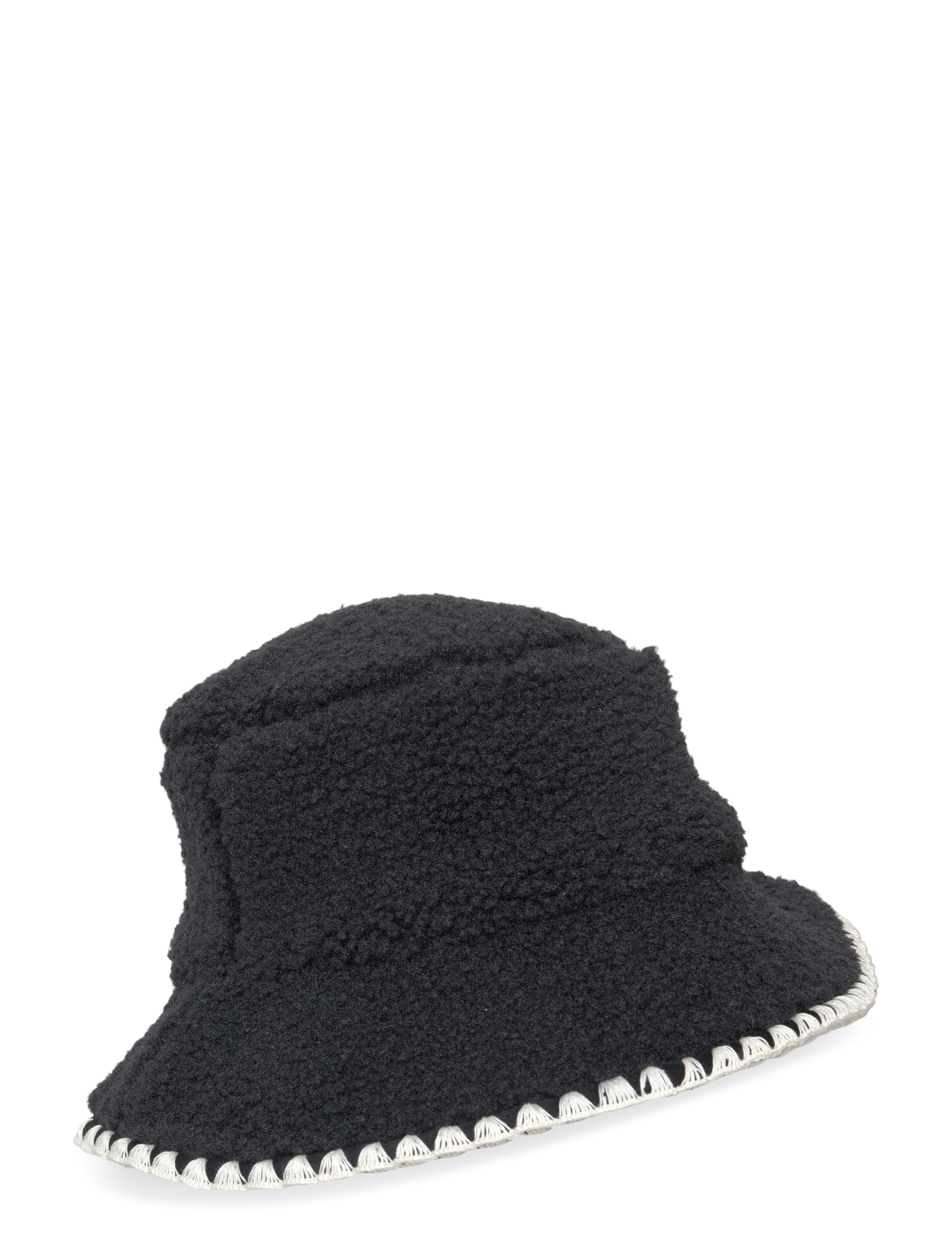 UGG UGGfluff Scalloped Hat - Mützen & Hüte - BLACK / black