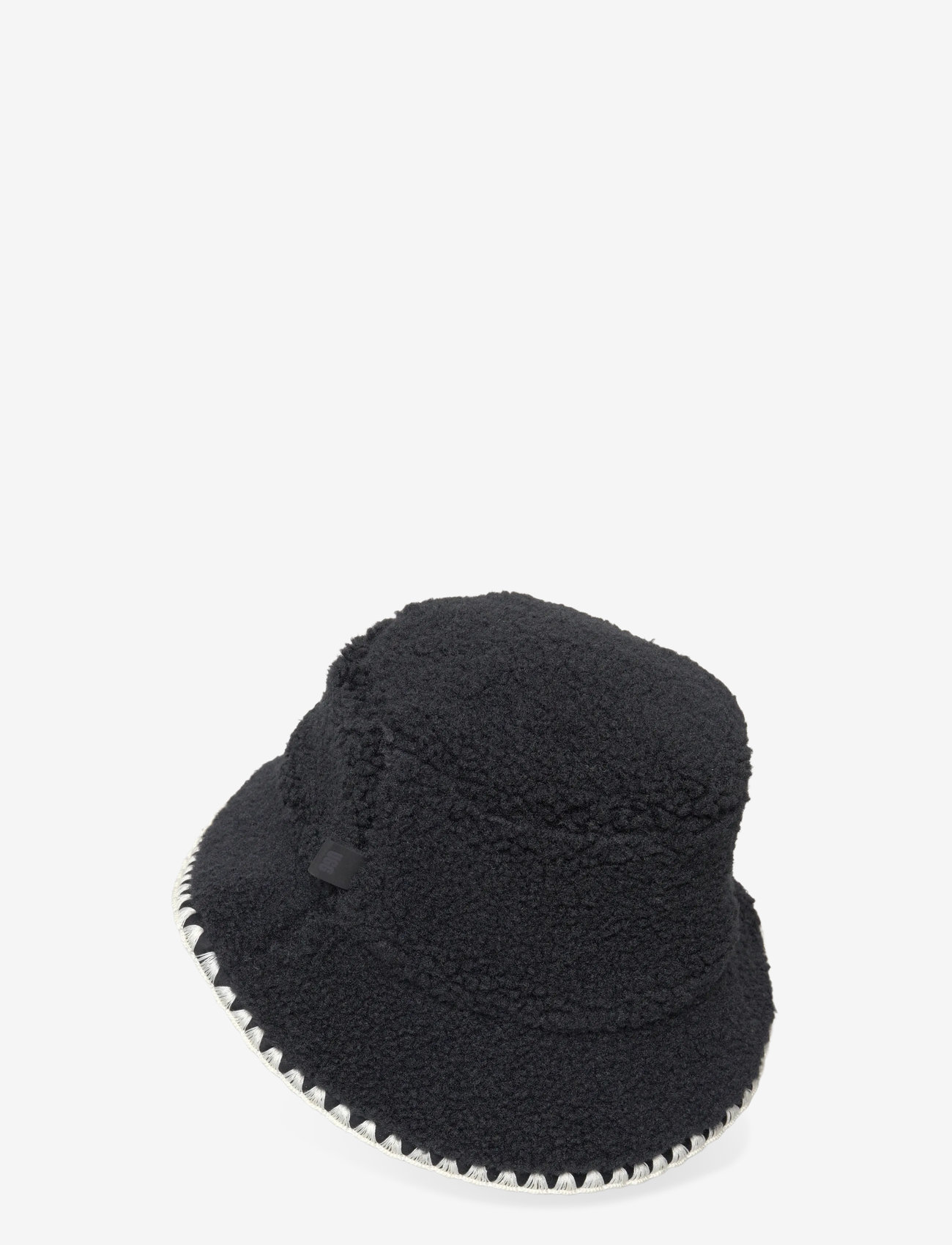 UGG - UGGfluff Scalloped Hat - bøllehatte - black - 1