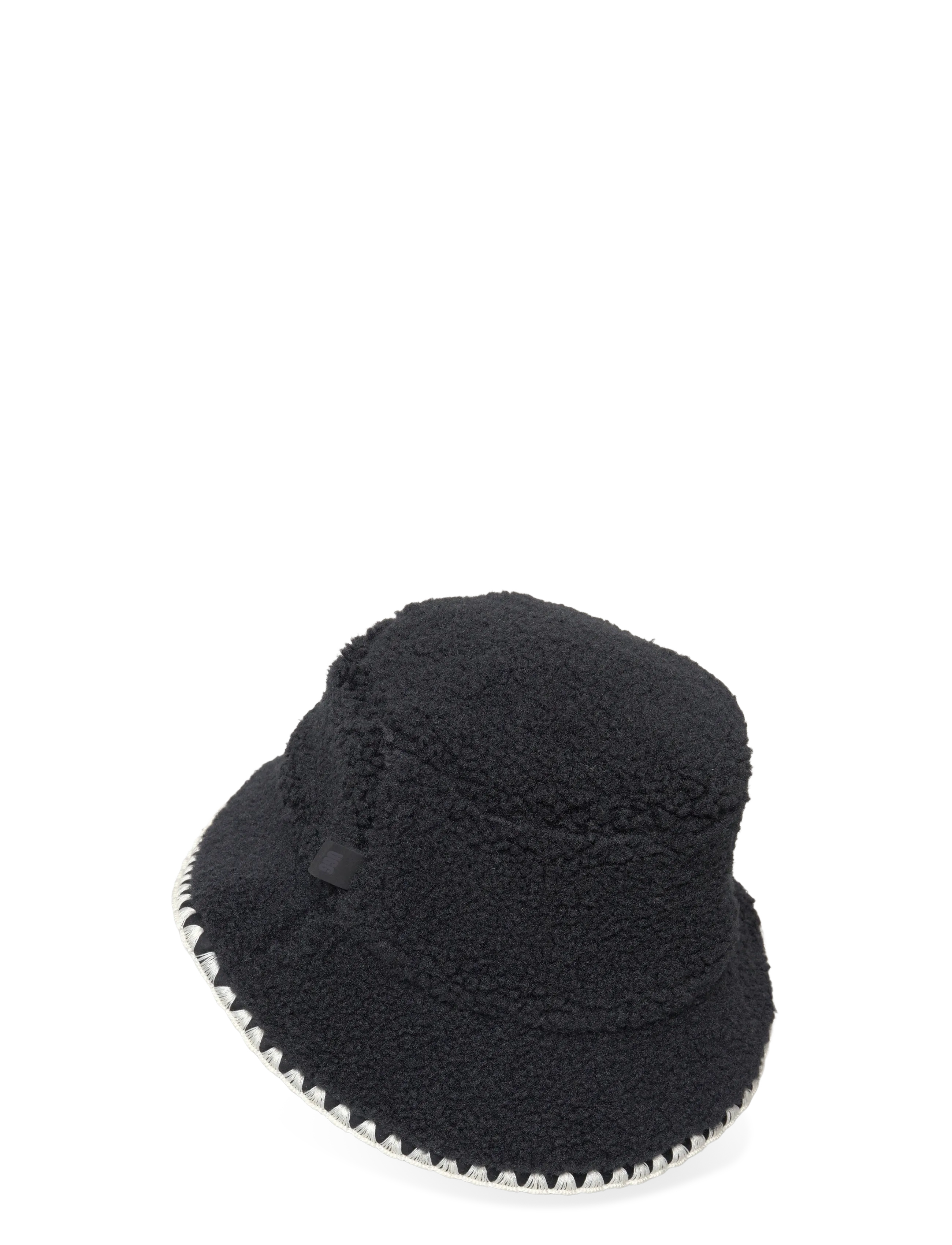 UGG - UGGfluff Scalloped Hat - grozveida cepures - black - 1