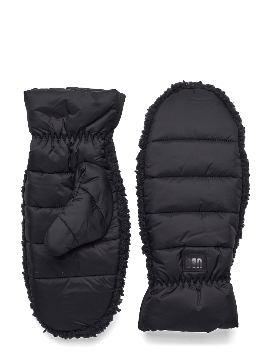 UGG - AW UGGfluff Mitten - fäustlinge - black - 0