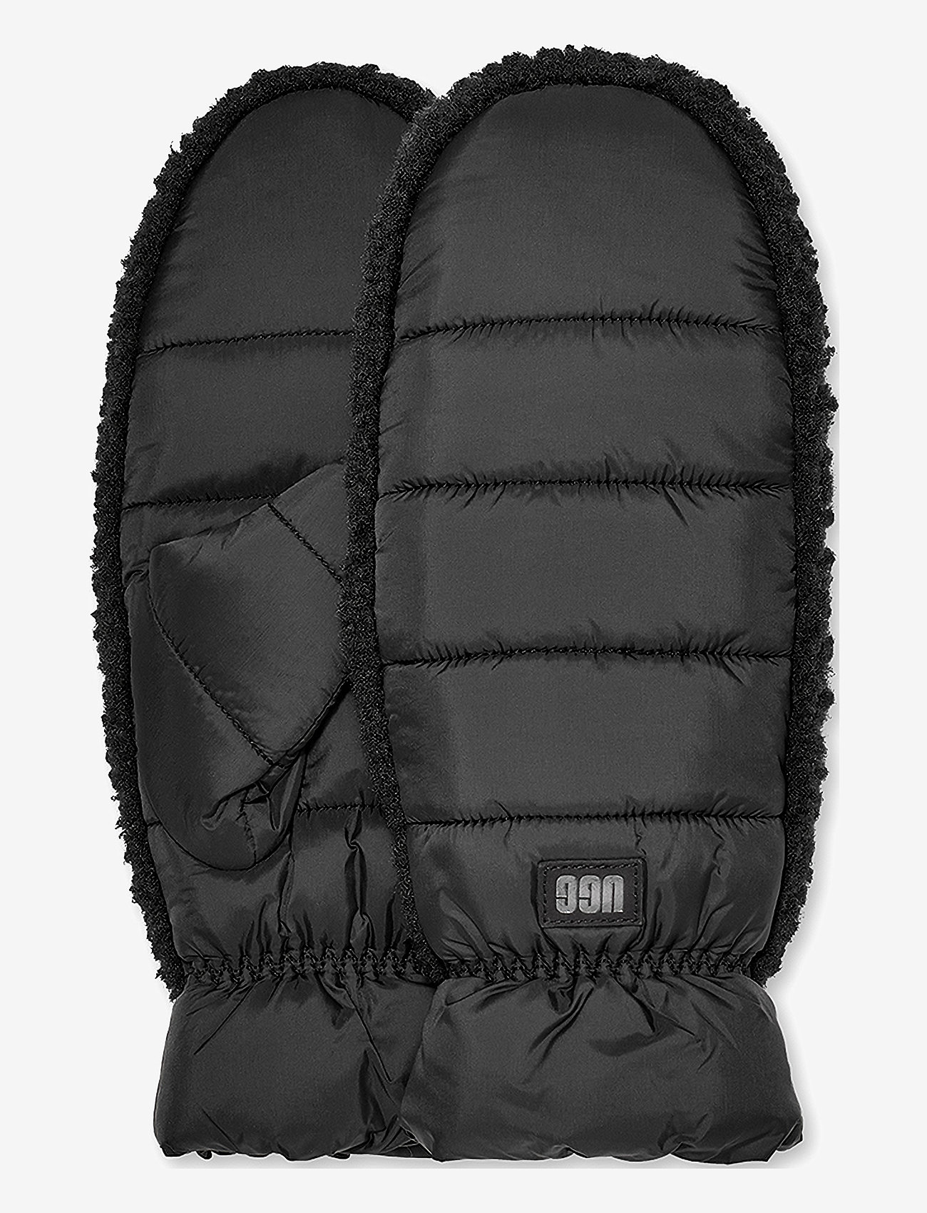 UGG - AW UGGfluff Mitten - mittens - black - 1