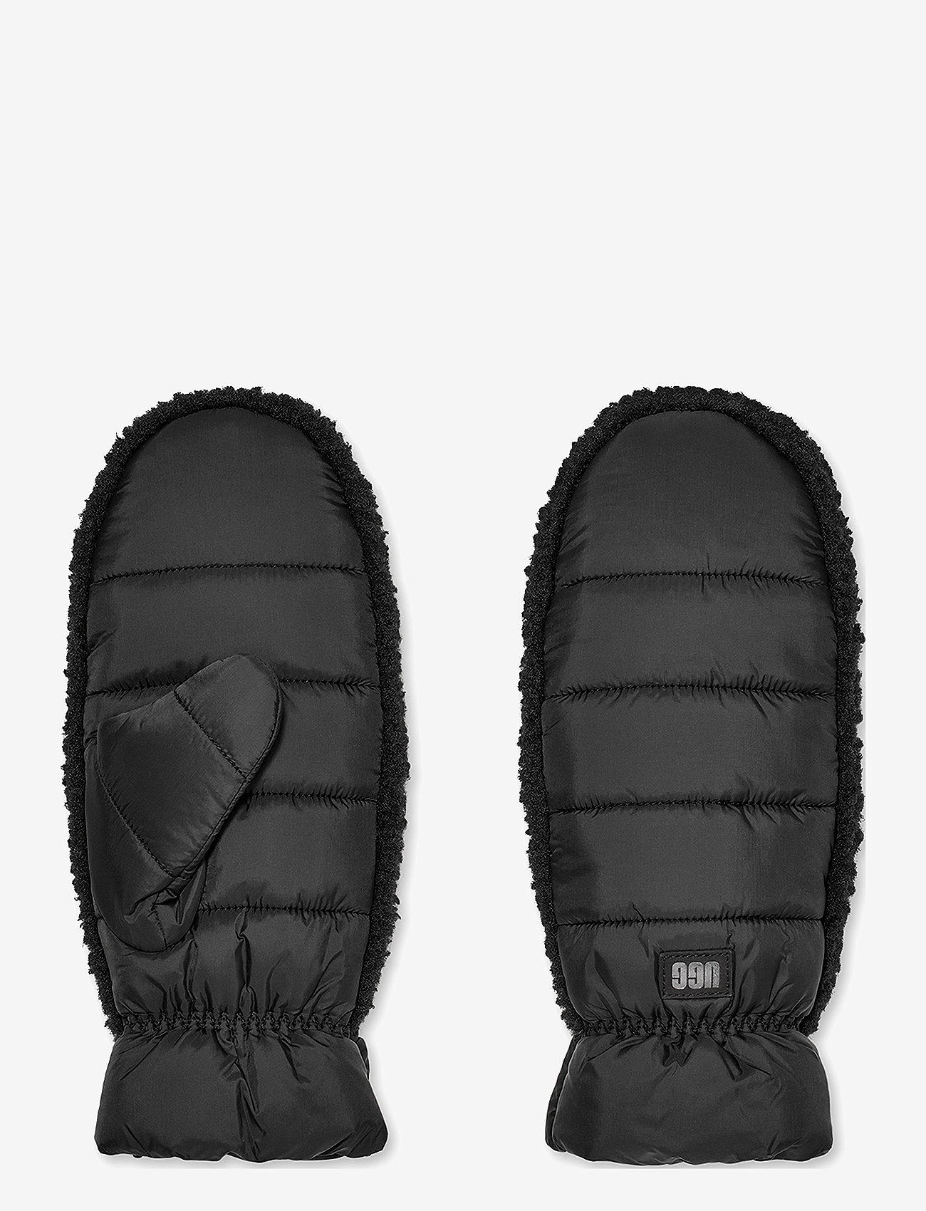 UGG - AW UGGfluff Mitten - mittens - black - 2