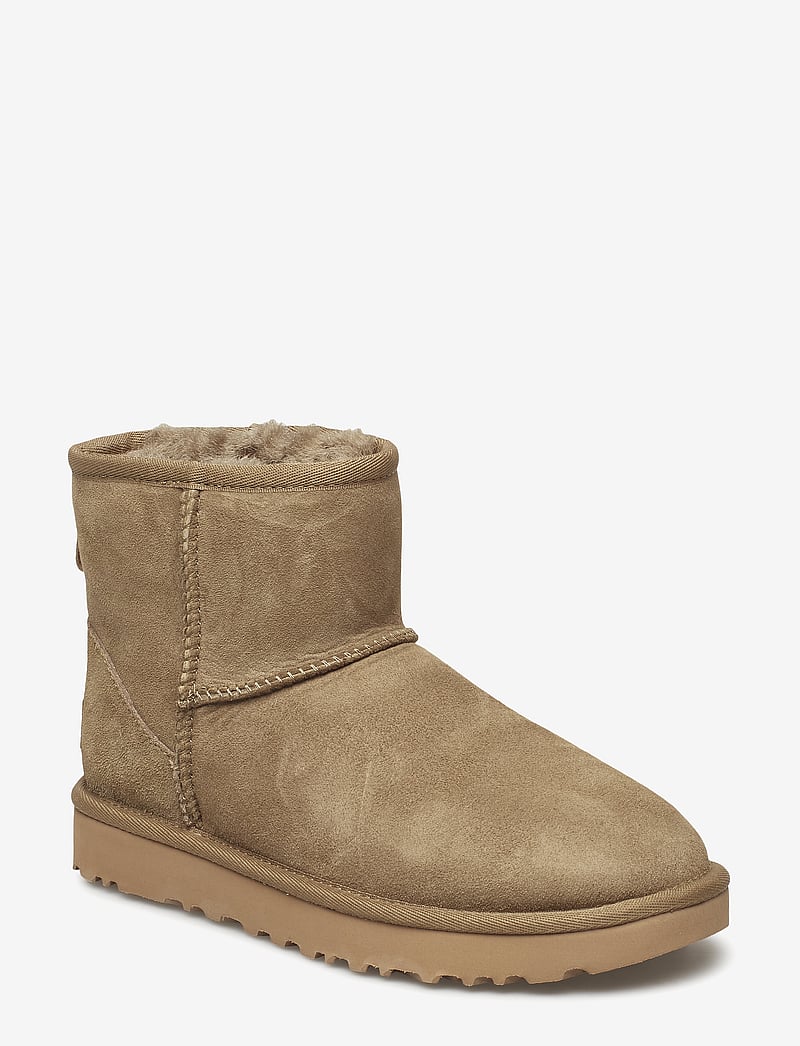UGG - W Classic Mini II - platta ankelboots - antilope - 0