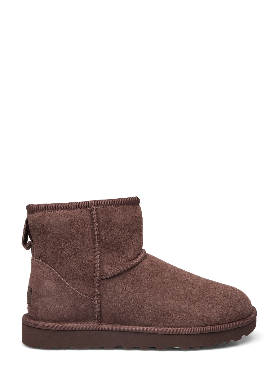 UGG - W Classic Mini II - płaskie botki - burnt cedar - 1