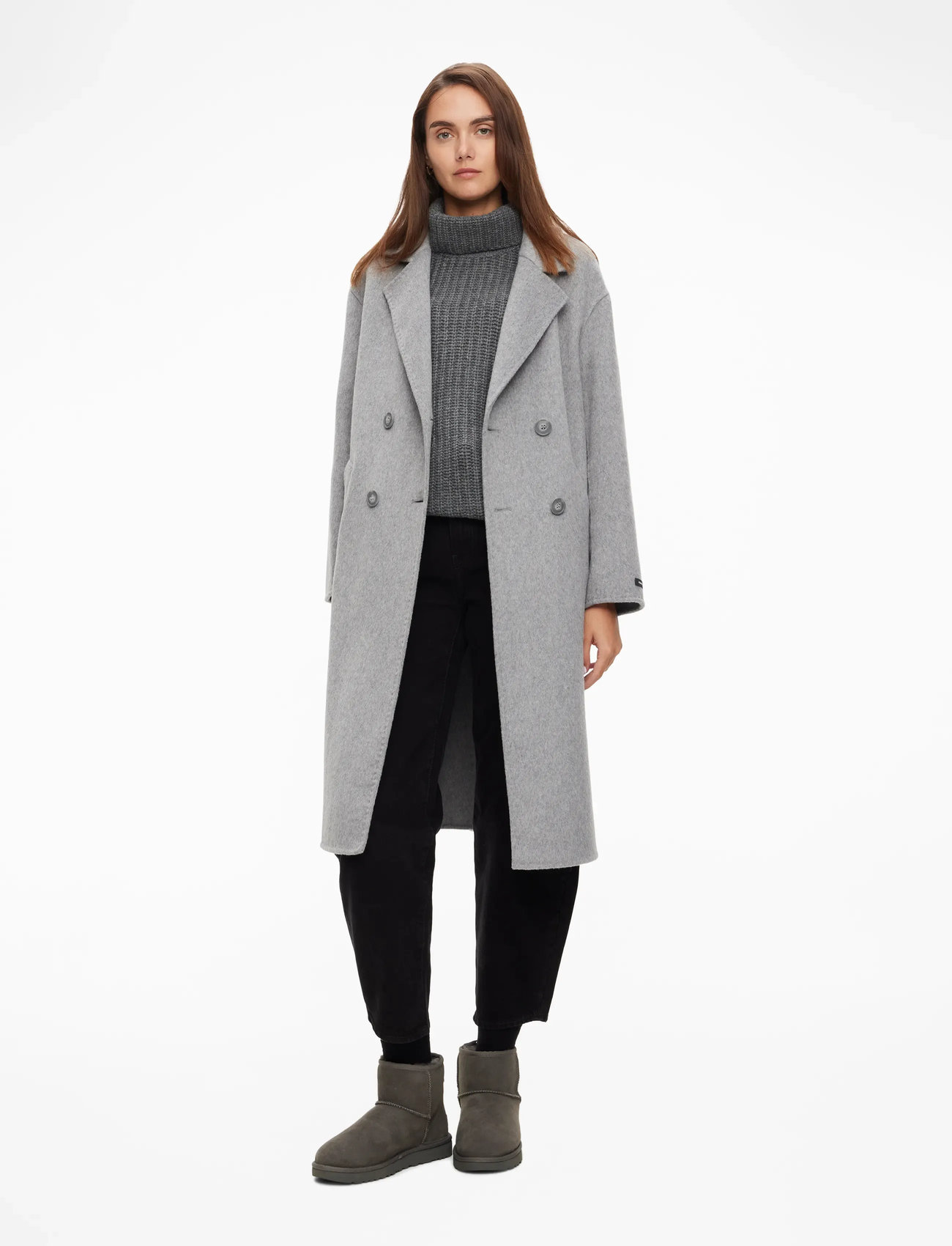 UGG - W Classic Mini II - teddy boots - grey - 2