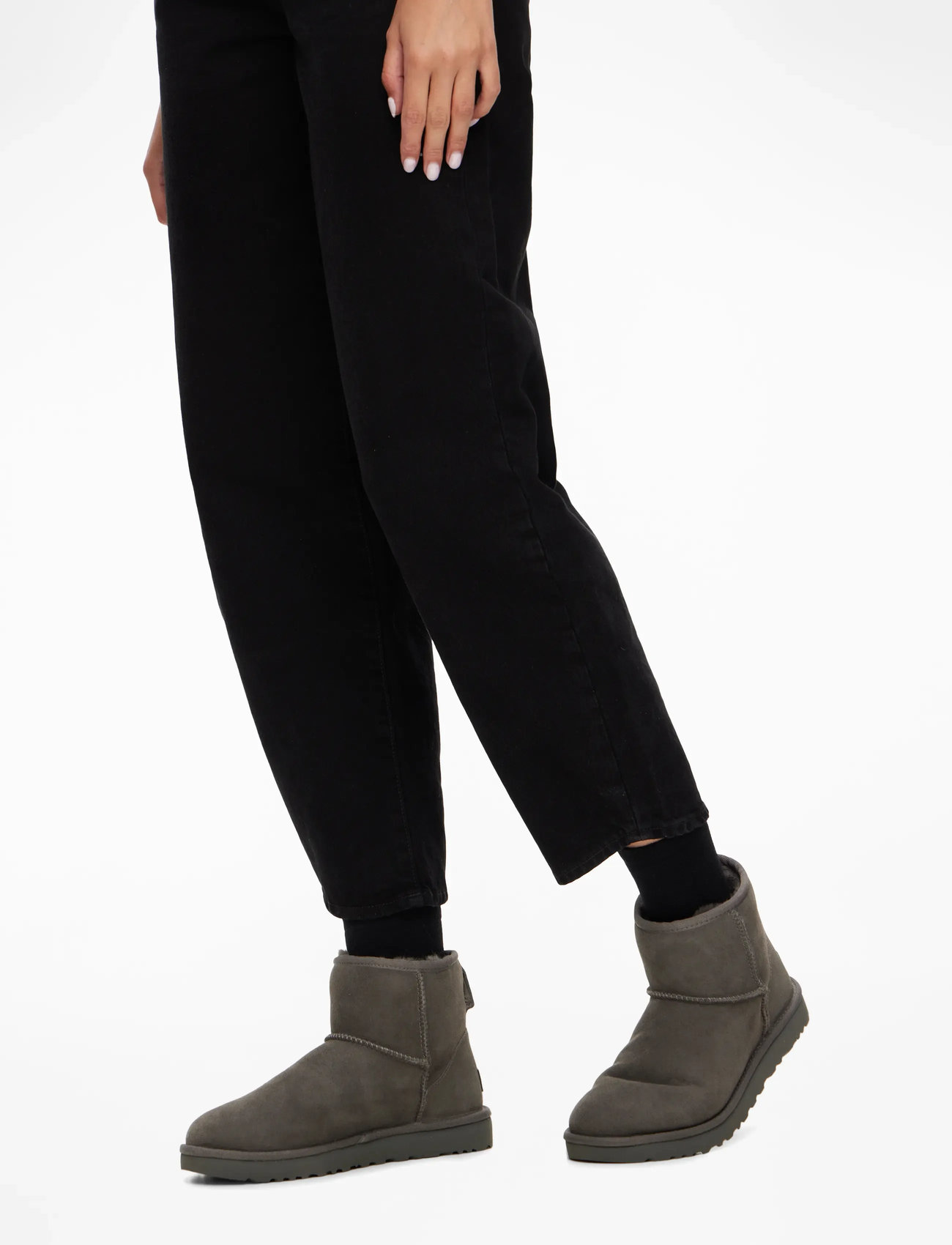 UGG - W Classic Mini II - teddy boots - grey - 3