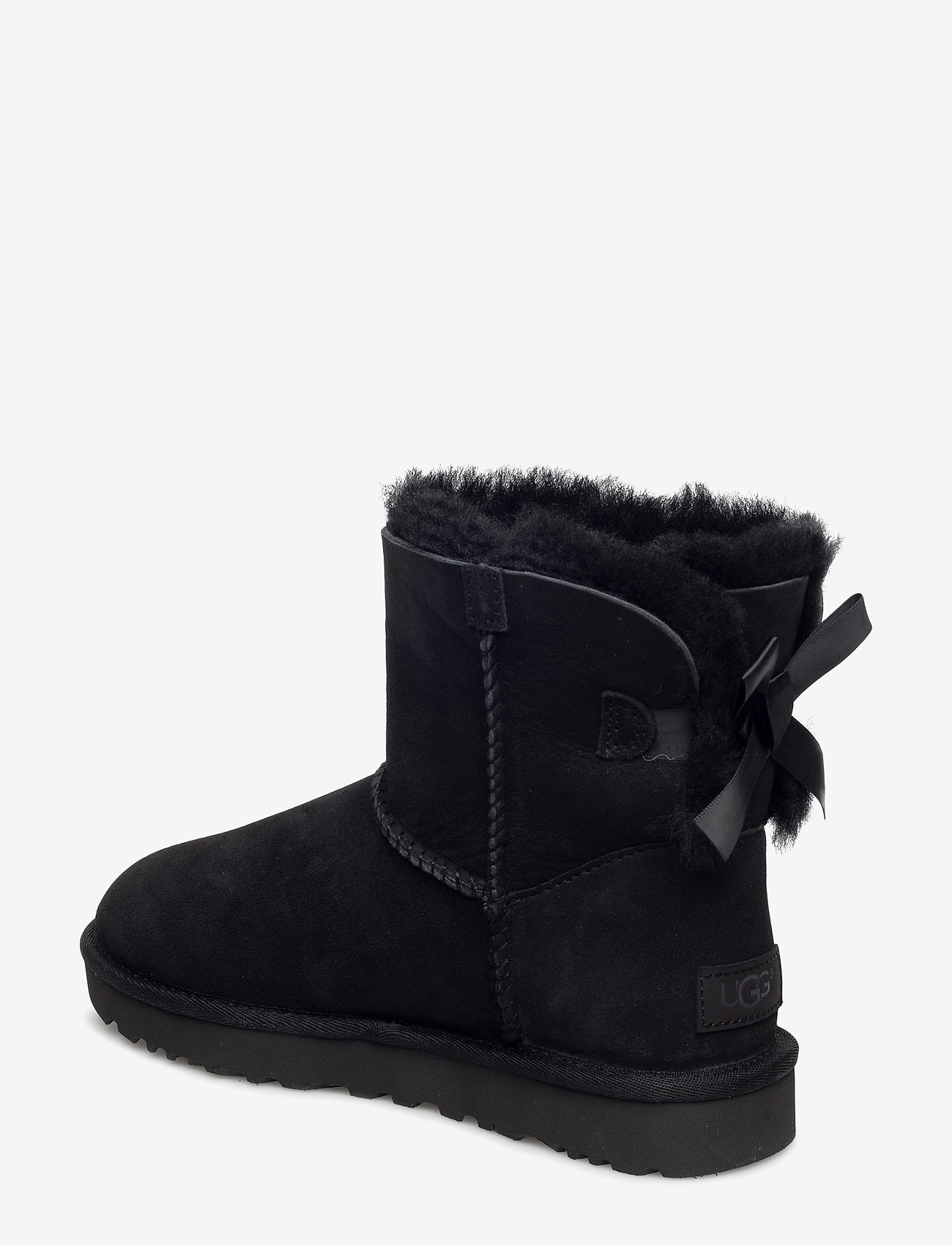UGG - W Mini Bailey Bow II - teddy boots - black - 2