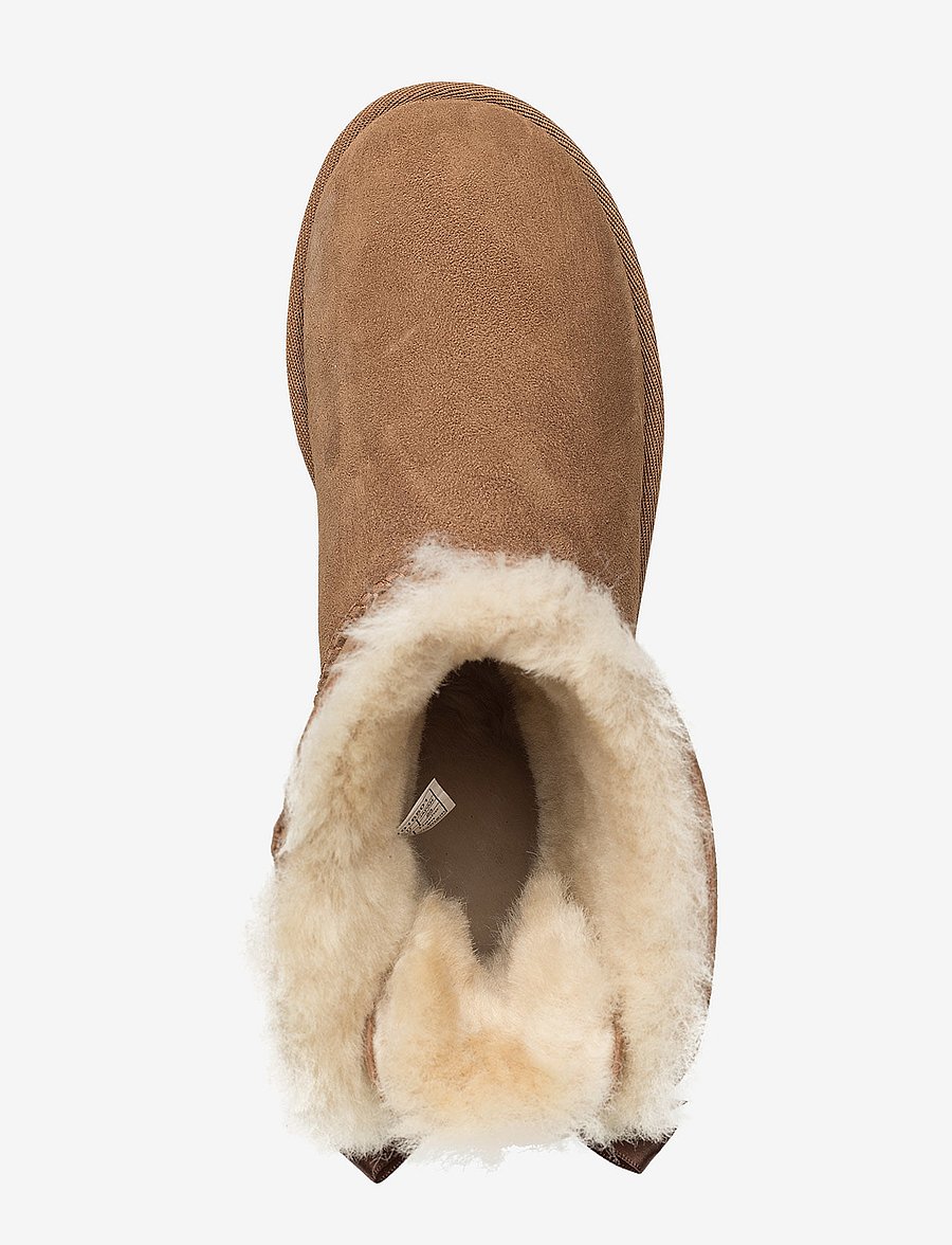 UGG - W Mini Bailey Bow II - teddy boots - chestnut - 3