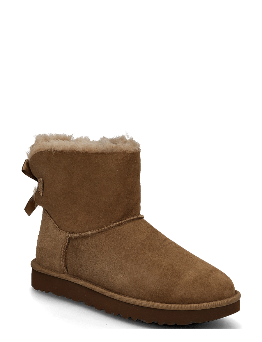 UGG - W Mini Bailey Bow II - bamsestøvler - light bronze - 0