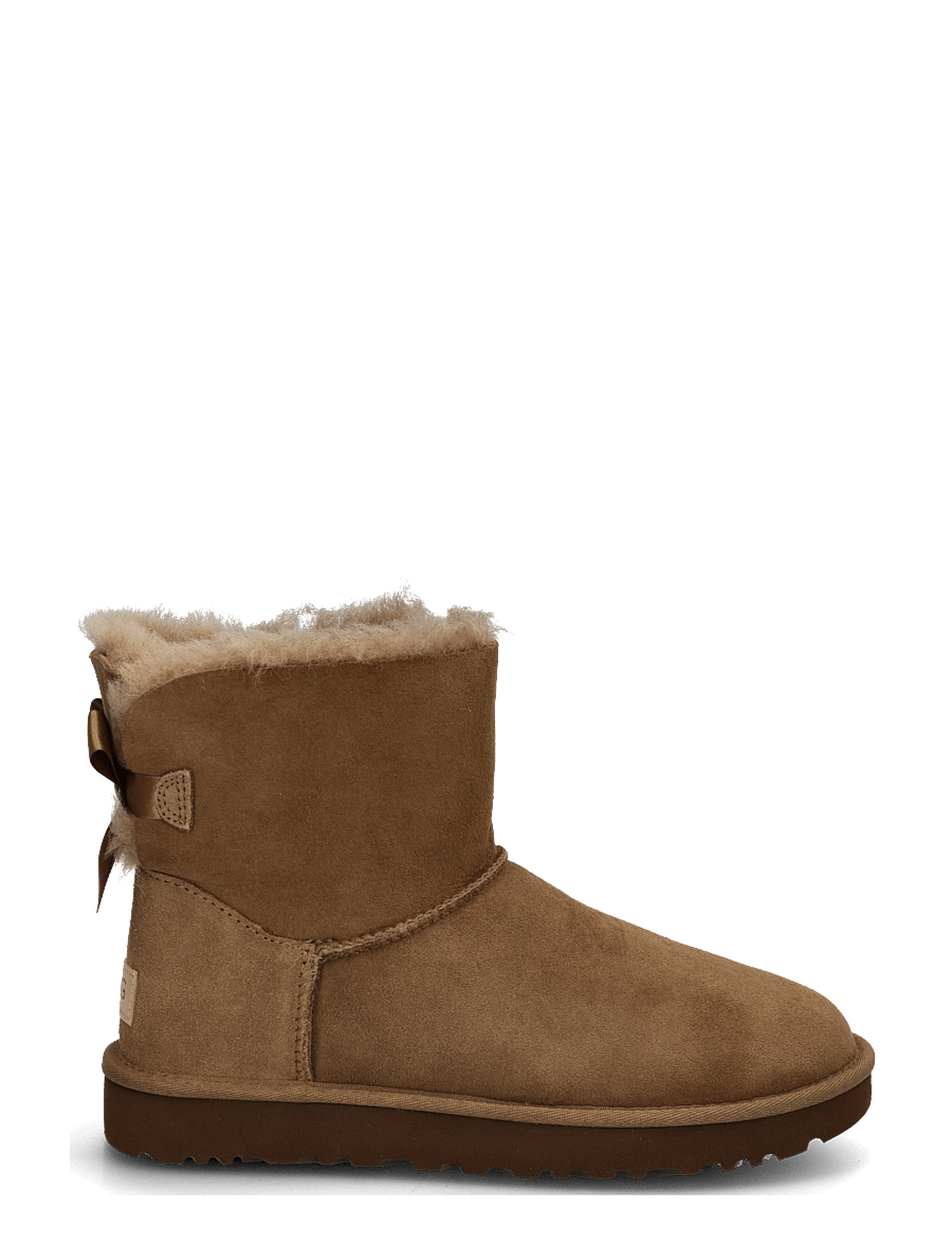 UGG - W Mini Bailey Bow II - bamsestøvler - light bronze - 1