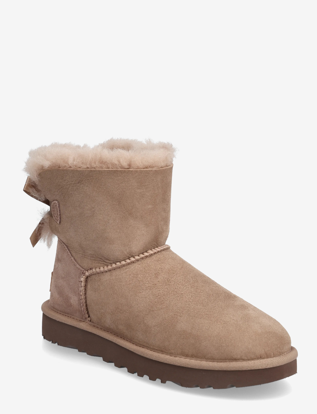 UGG - W Mini Bailey Bow II - teddy boots - rocky oak - 0