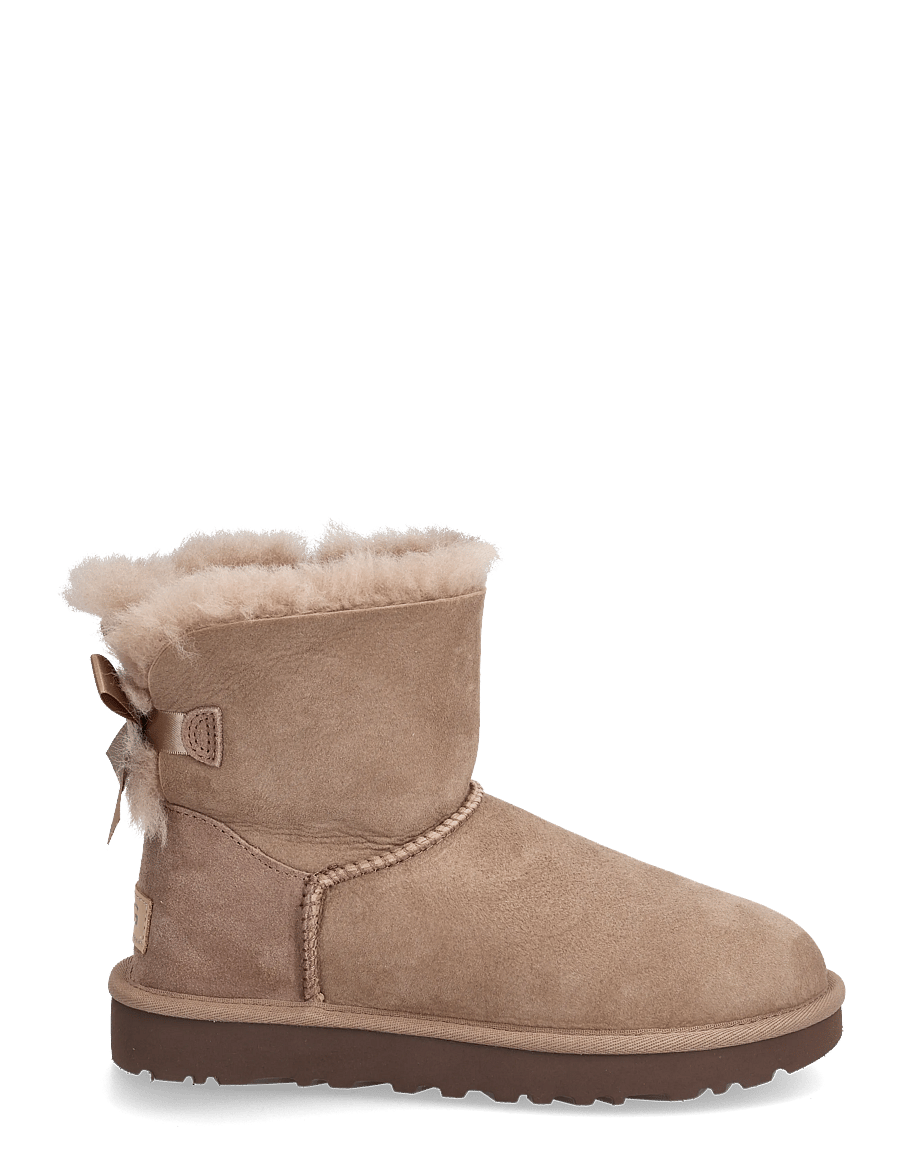 UGG - W Mini Bailey Bow II - teddy-stiefel - rocky oak - 1