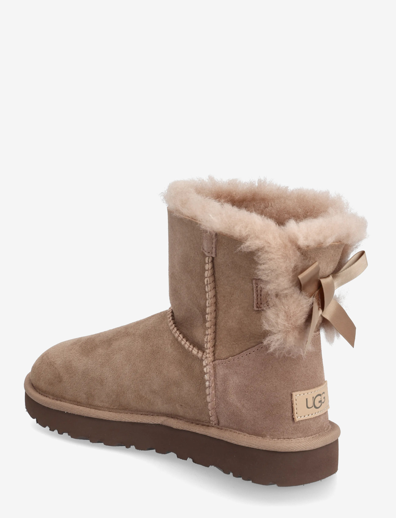 UGG - W Mini Bailey Bow II - teddy boots - rocky oak - 2