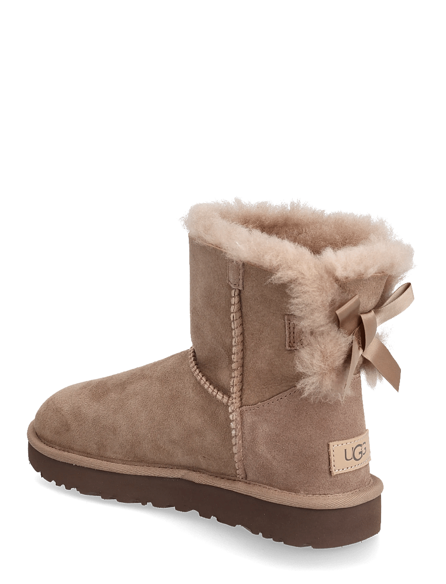 UGG - W Mini Bailey Bow II - teddy-stiefel - rocky oak - 2