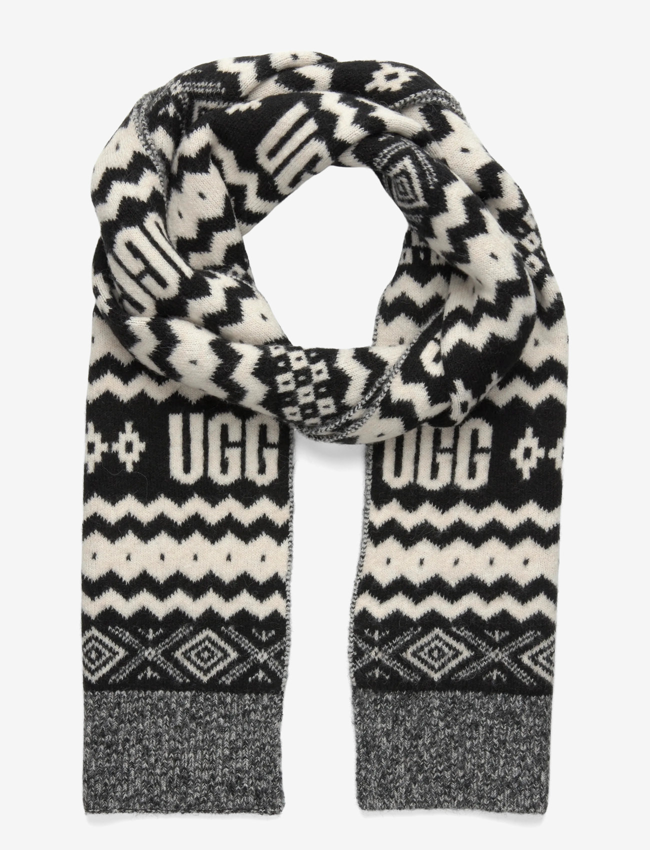 UGG - Chunky UGGIsle Scarf - halsdukar - black multi - 0