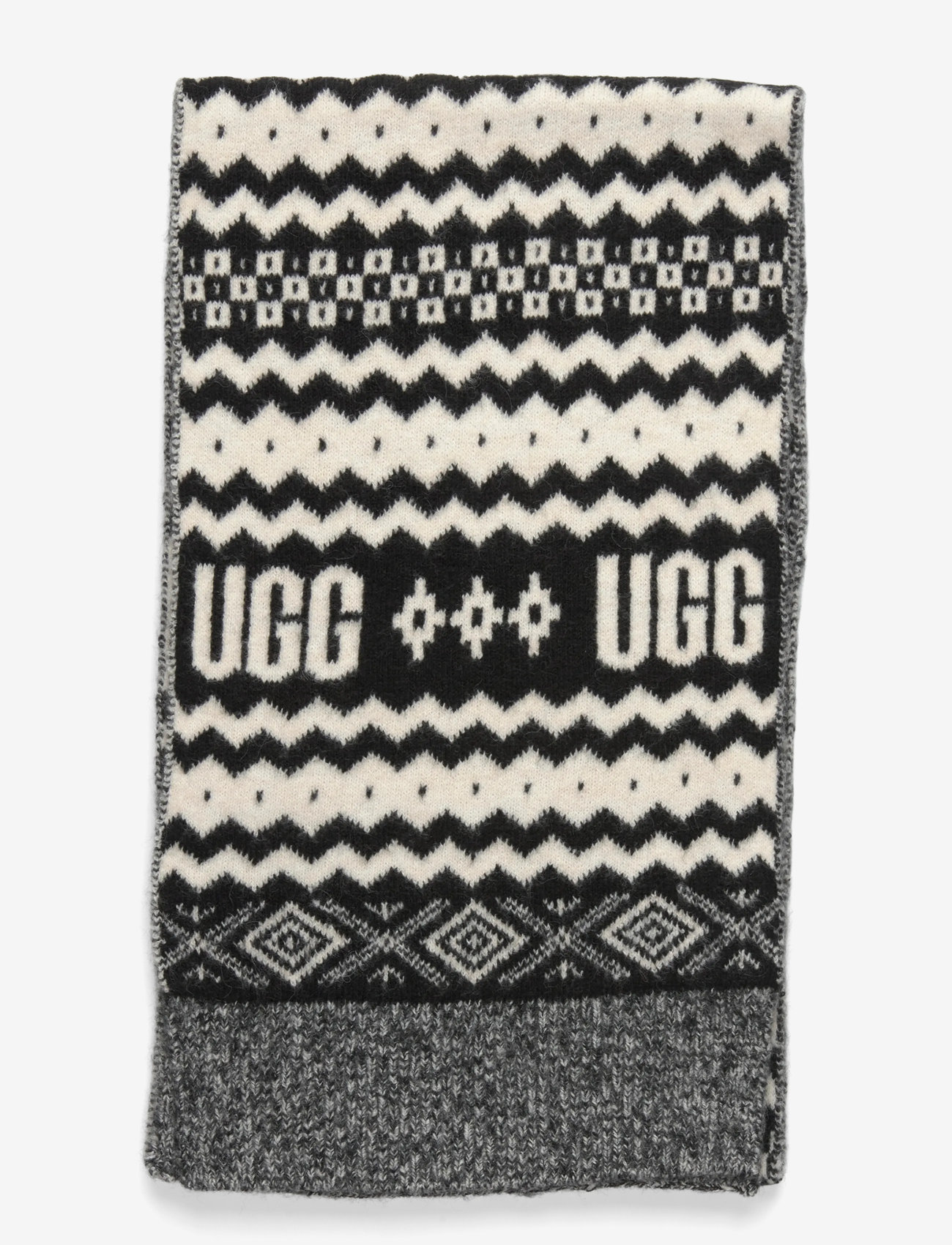 UGG - Chunky UGGIsle Scarf - halsdukar - black multi - 1