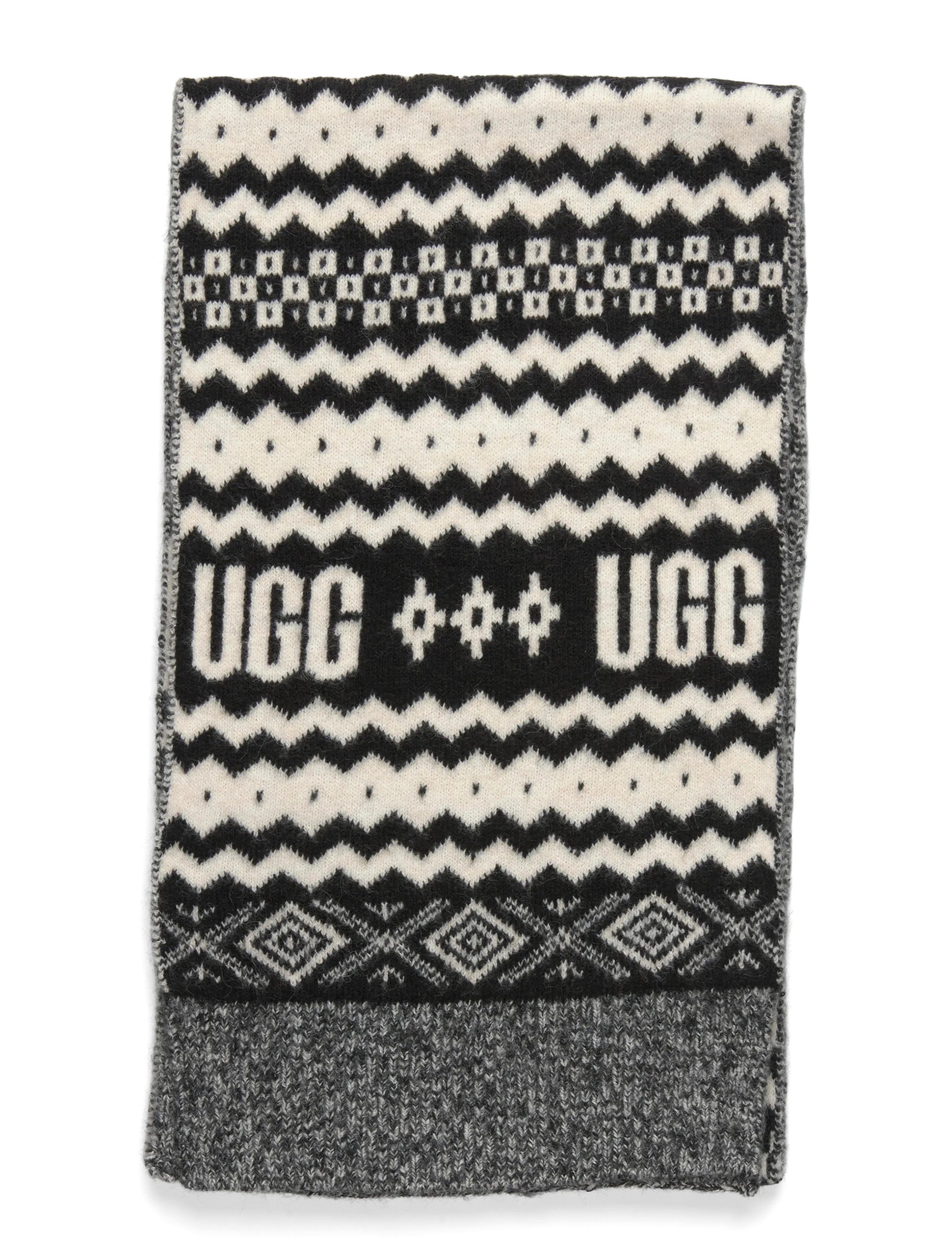 UGG - Chunky UGGIsle Scarf - Šalikai žiemai - black multi - 1