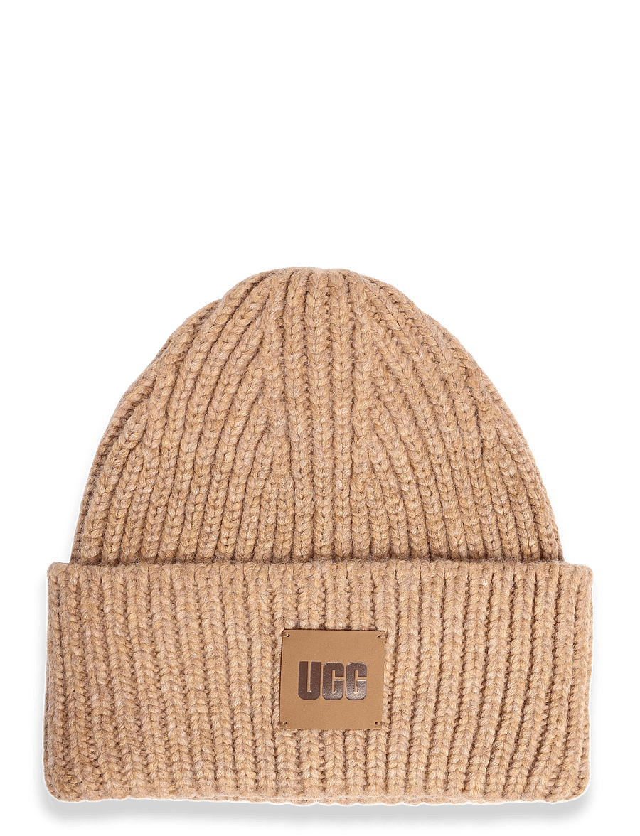 UGG - M CHUNKY RIB BEANIE - camel - 0