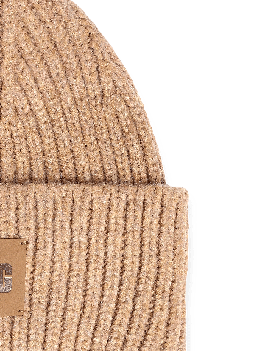 UGG - M CHUNKY RIB BEANIE - camel - 2