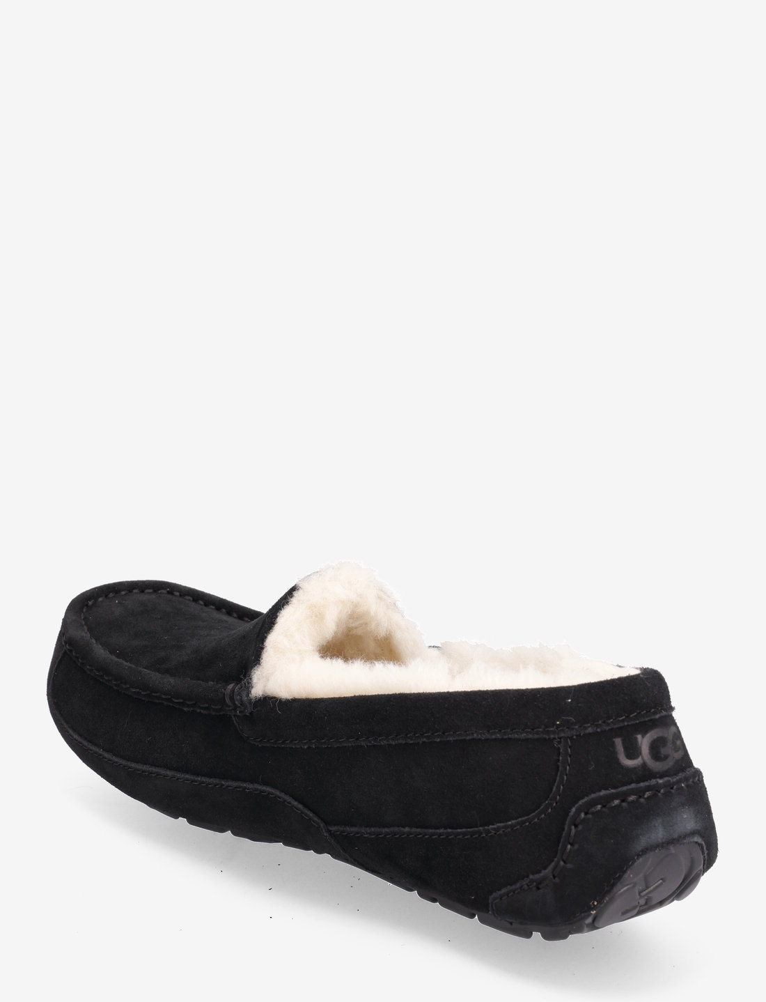 Ascot all black slipper shop