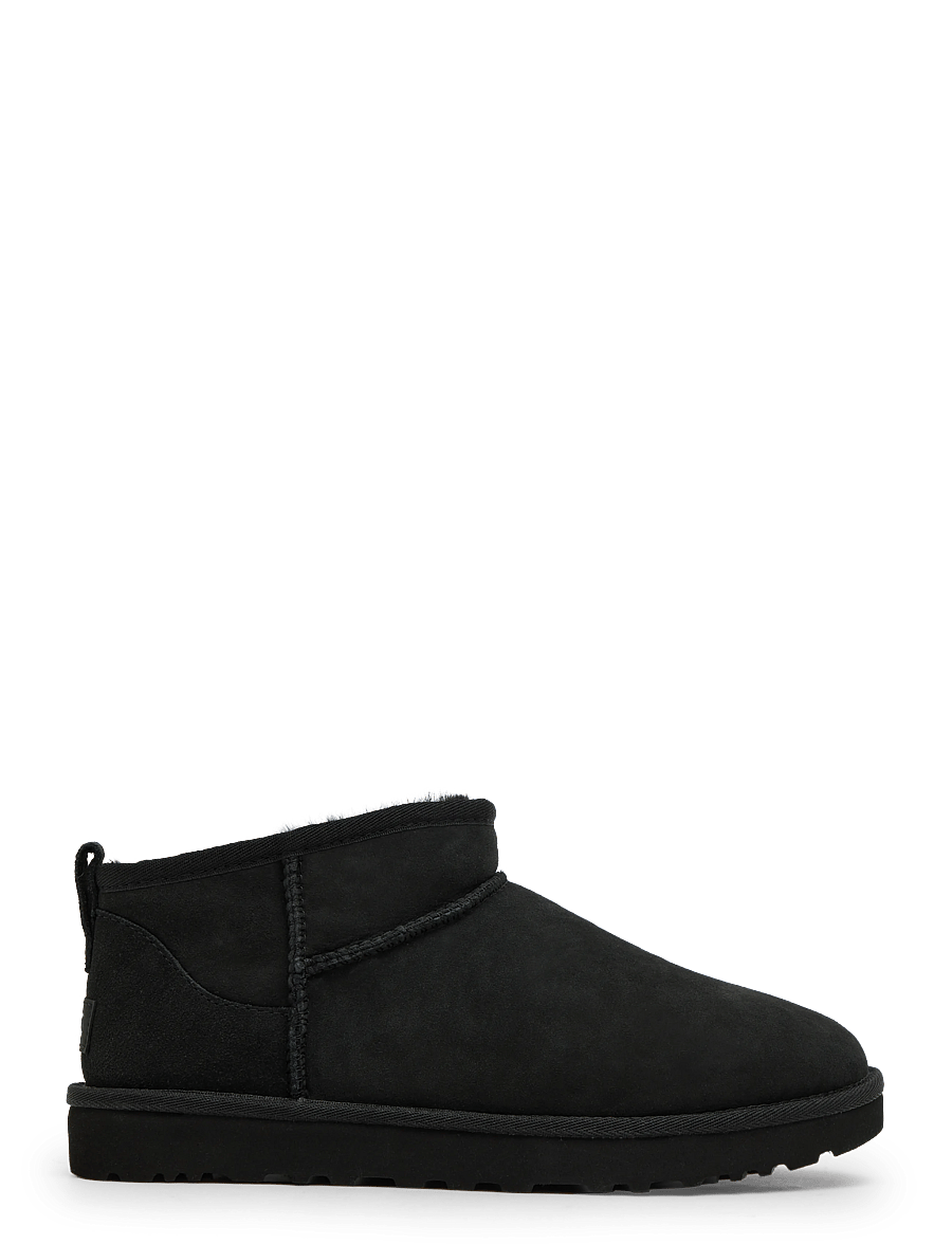 UGG - W Classic Ultra Mini - bottines plates - black - 1