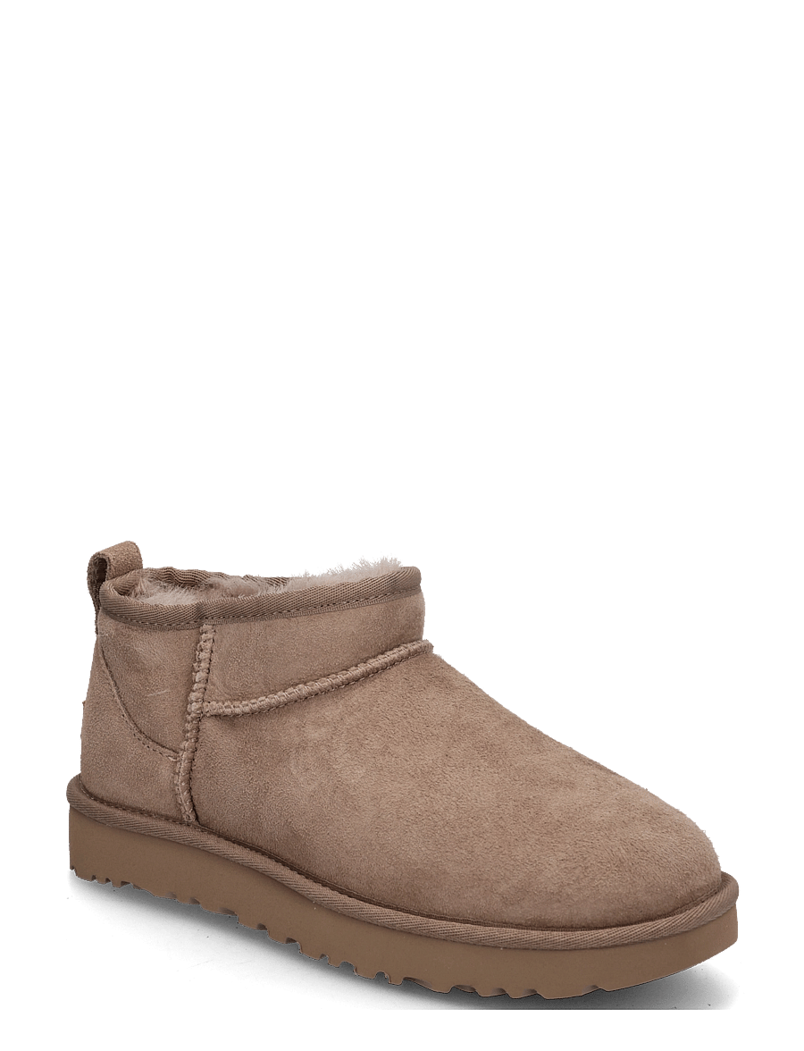UGG - W Classic Ultra Mini - flade ankelstøvler - caribou - 0