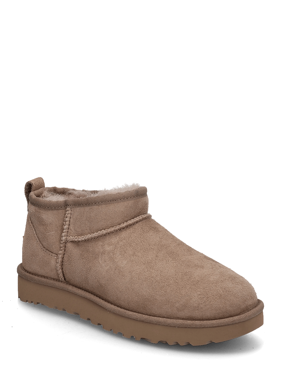 UGG - W Classic Ultra Mini - platta ankelboots - caribou - 0