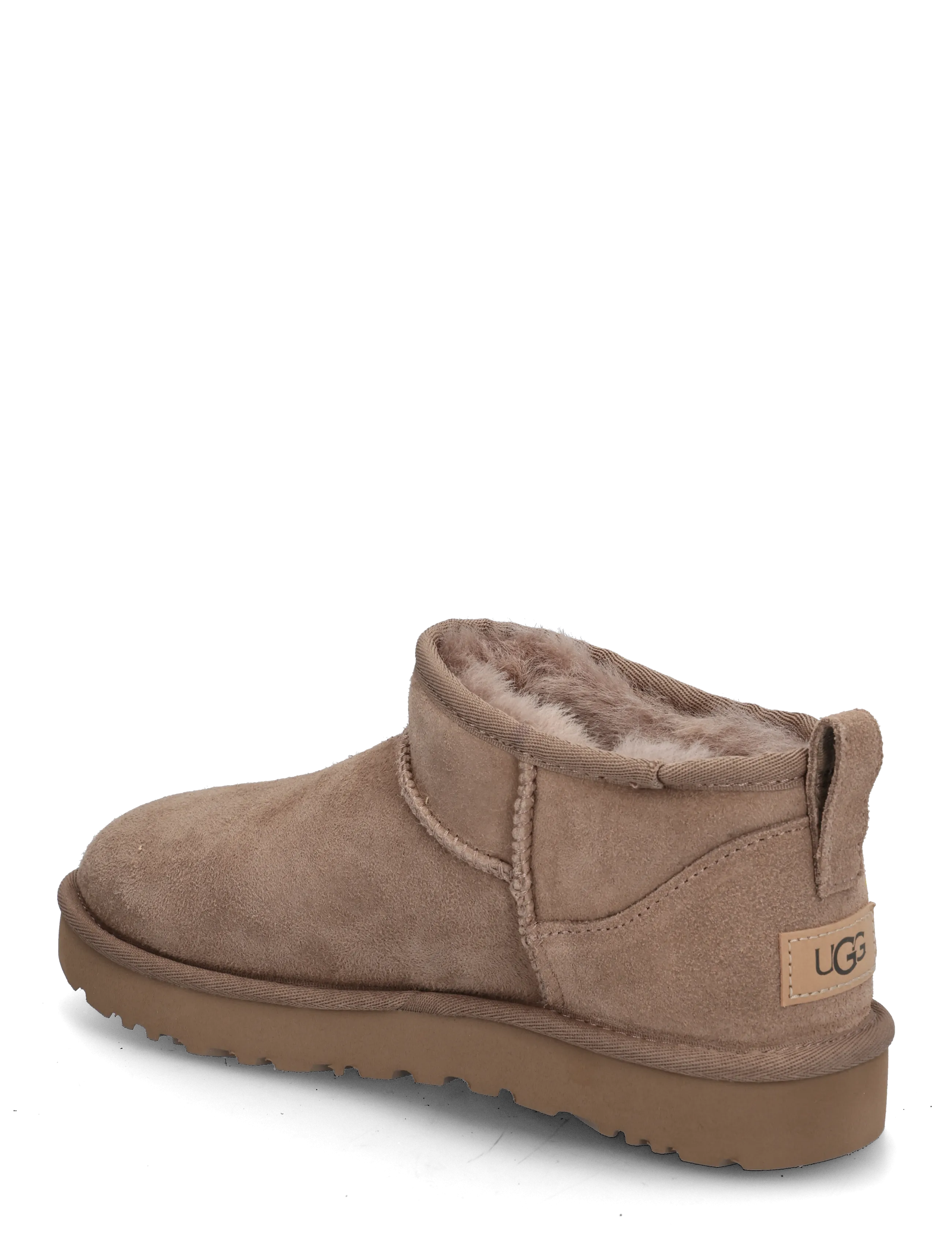 UGG - W Classic Ultra Mini - platta ankelboots - caribou - 1