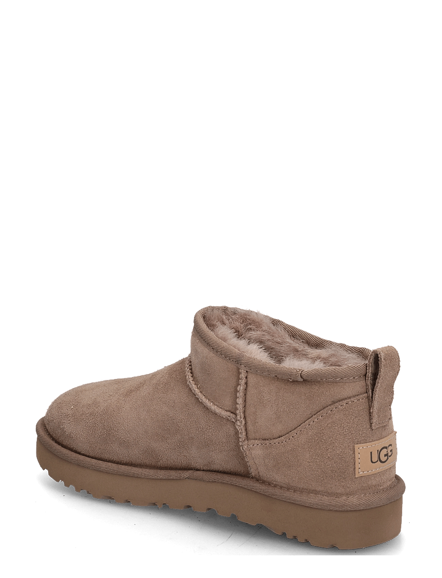 UGG - W Classic Ultra Mini - flade ankelstøvler - caribou - 1