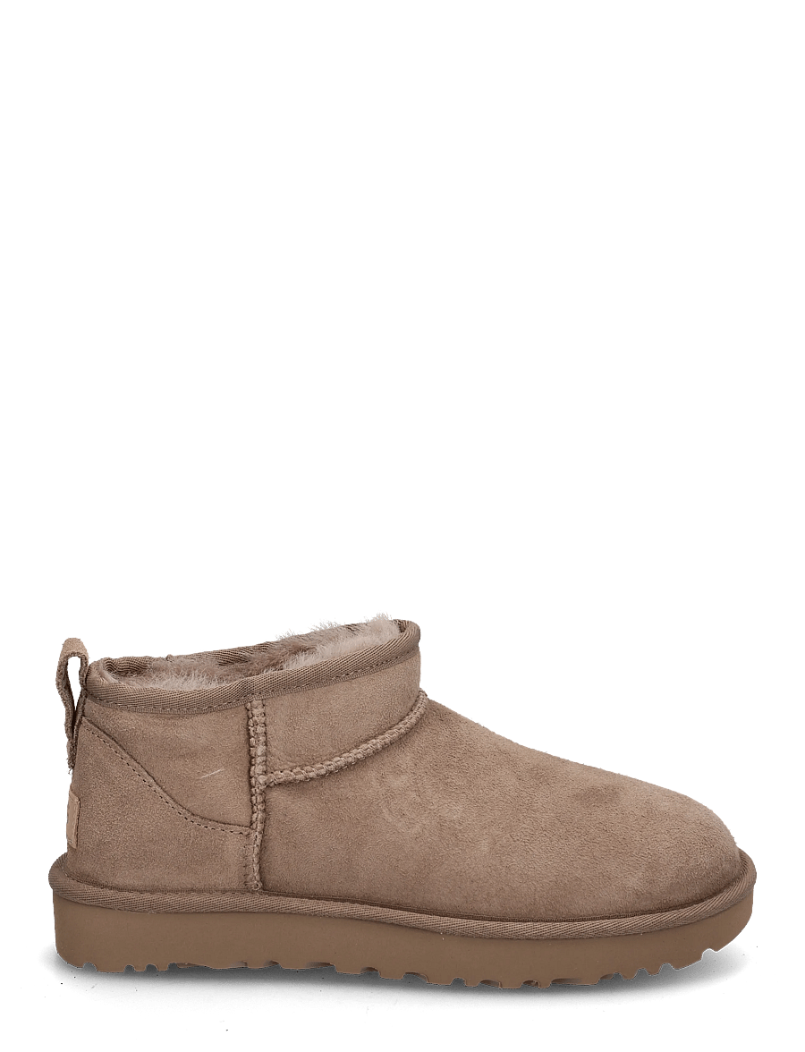 UGG - W Classic Ultra Mini - platta ankelboots - caribou - 2