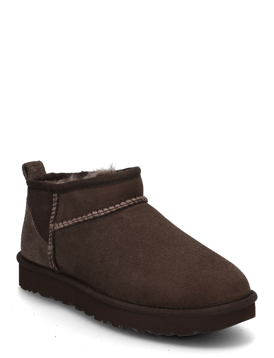 UGG - W Classic Ultra Mini - platta ankelboots - dusted cocoa - 0