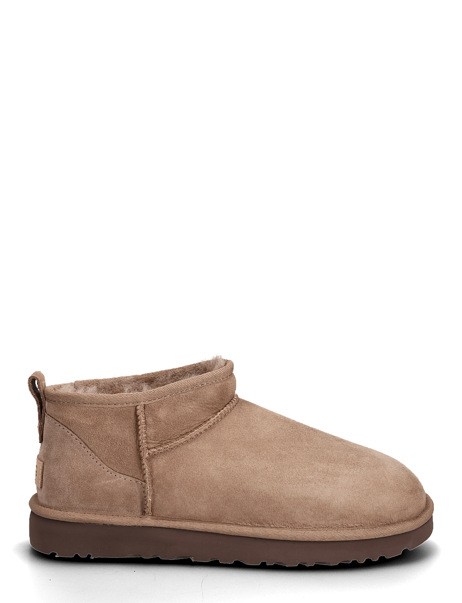 UGG - W Classic Ultra Mini - flade ankelstøvler - rocky oak - 1
