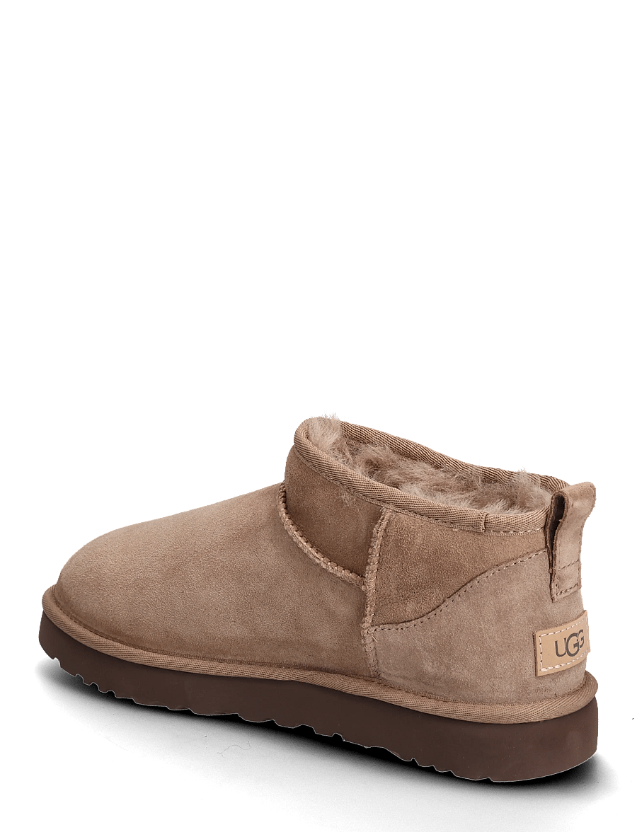 UGG - W Classic Ultra Mini - flade ankelstøvler - rocky oak - 2