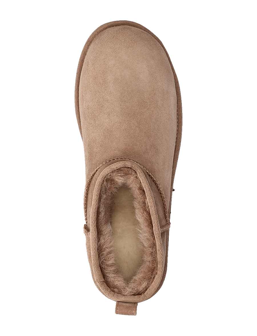 UGG - W Classic Ultra Mini - flade ankelstøvler - rocky oak - 3