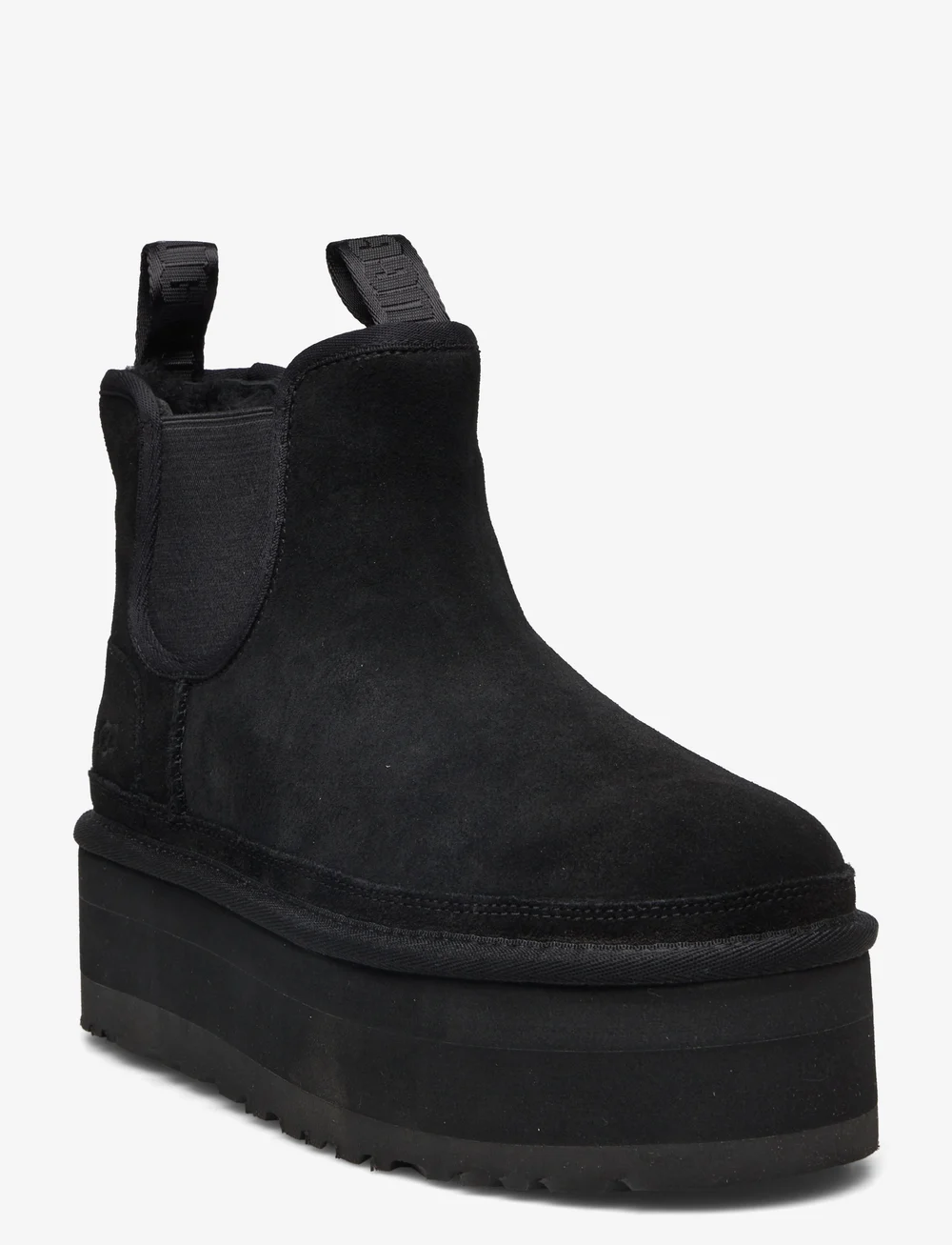 UGG - W Neumel Platform Chelsea - bamsestøvler - black - 0