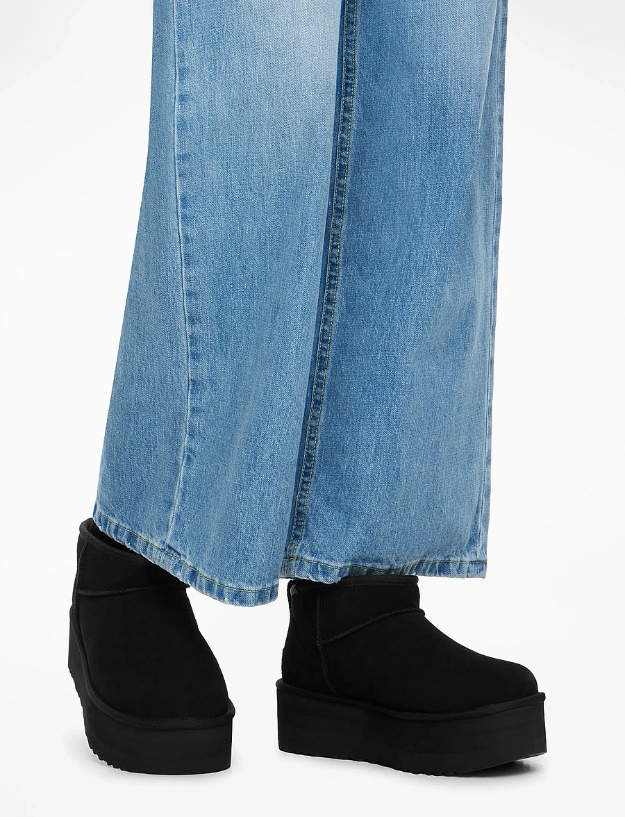 UGG - W Classic Ultra Mini Platform - bamsestøvler - black - 0