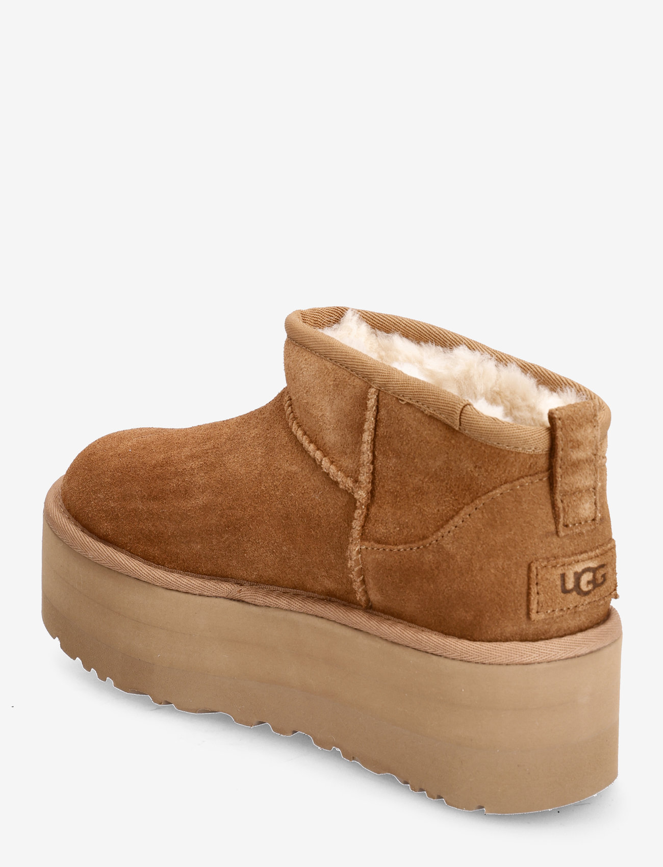 UGG - W Classic Ultra Mini Platform - bamsestøvler - chestnut - 2