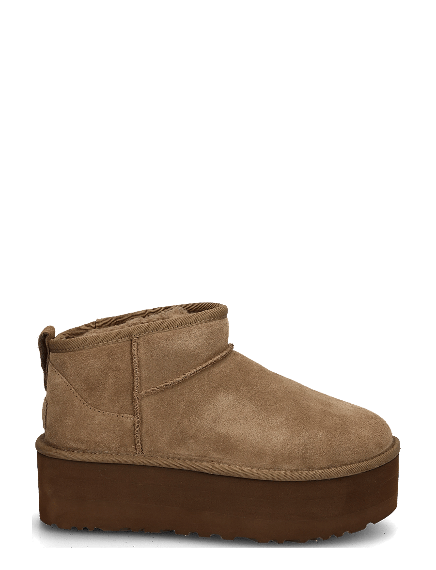 UGG - W Classic Ultra Mini Platform - teddy-stiefel - light bronze - 2