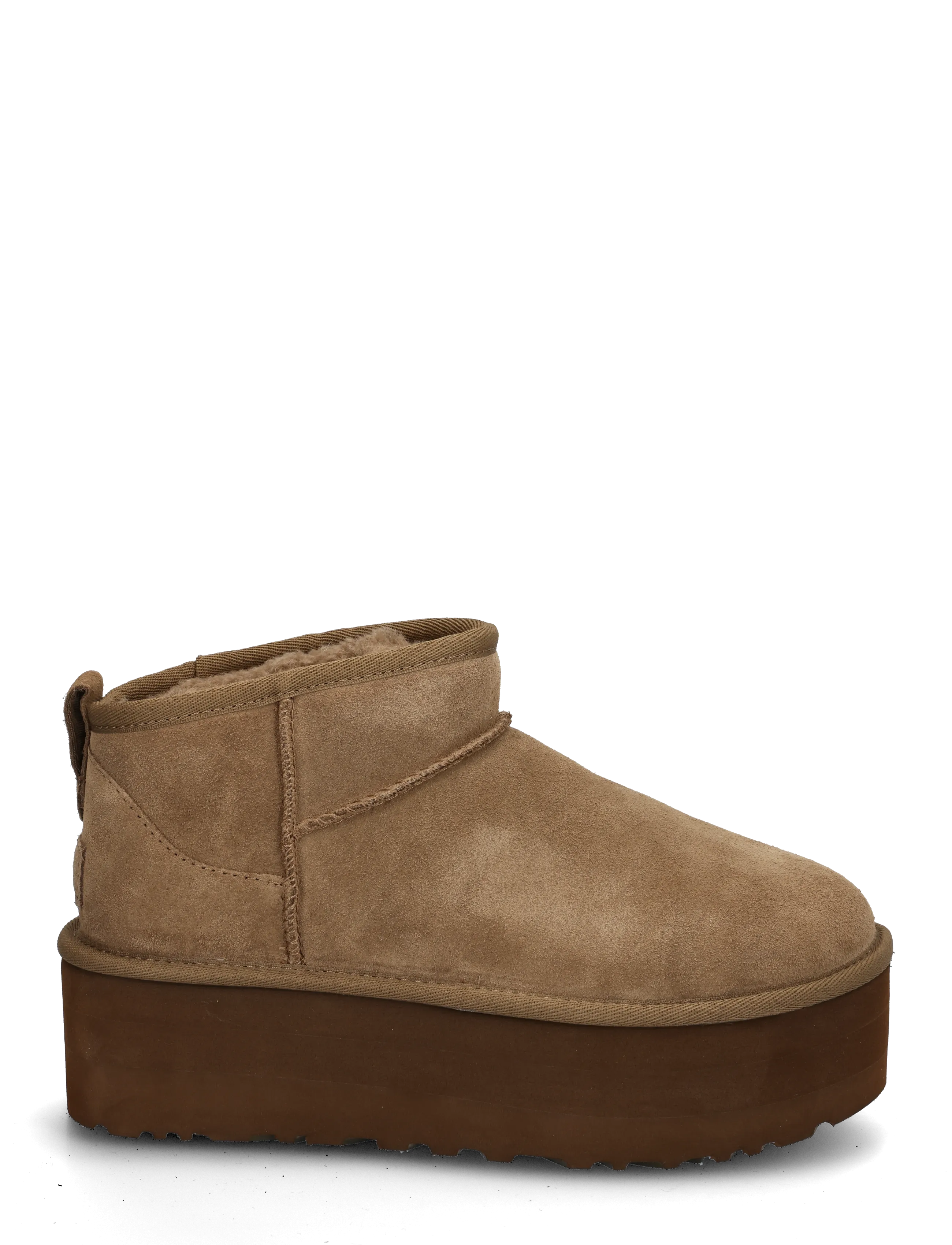UGG - W Classic Ultra Mini Platform - teddy boots - light bronze - 2