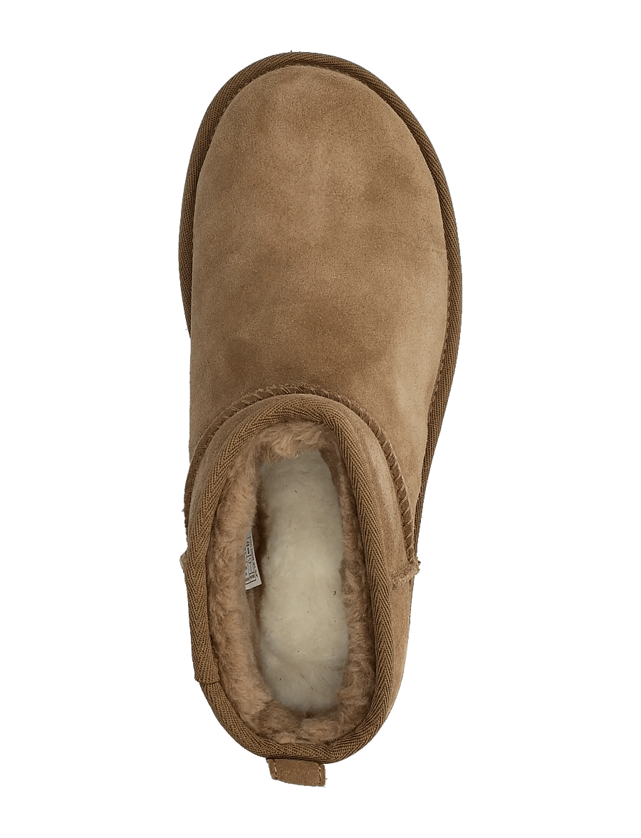 UGG - W Classic Ultra Mini Platform - teddy boots - light bronze - 3