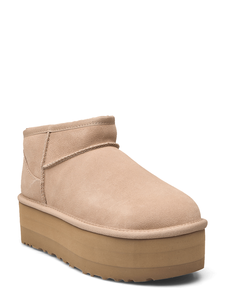 UGG - W Classic Ultra Mini Platform - teddy-saapad - sand - 0